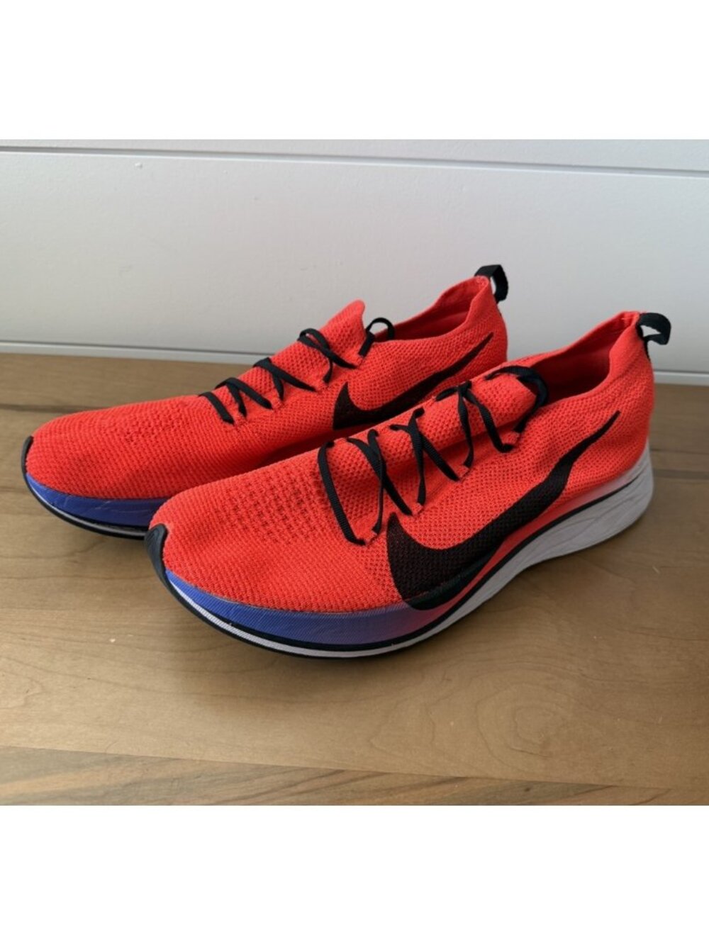 Nike ZoomX Vaporfly 4% Flyknit Bright Crimson Running Shoes